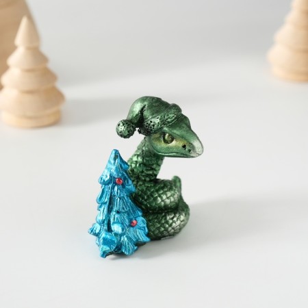 Souvenir Polystone "Green Snake" MIX 5x3x5 cm-3