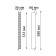 Snow -shaped single -phase three -core LED Novotech. Iter, 30W, LED, 66x580x36 mm, black color
