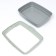 The tray is large with the side of Atlantis "Standard", 43 x 33 x 12.5 cm, gray