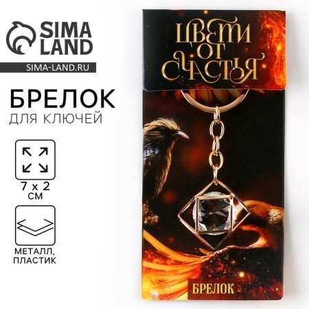 Key keychain "Burn with happiness", 7 x 2 cm