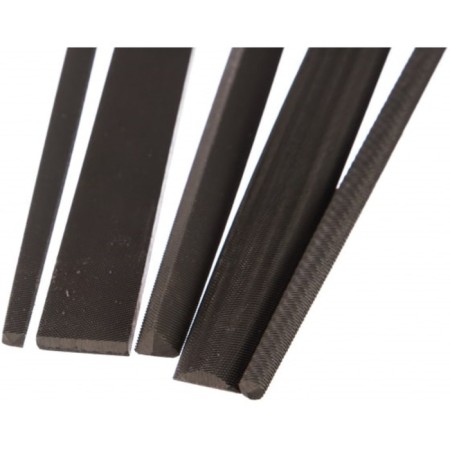 Set of Files Zubble 16651-25-H5, metal, No. 2, 250 mm, 5 pcs.-1