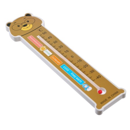 The thermometer is an indoor "Bear with glasses", color mix-4
