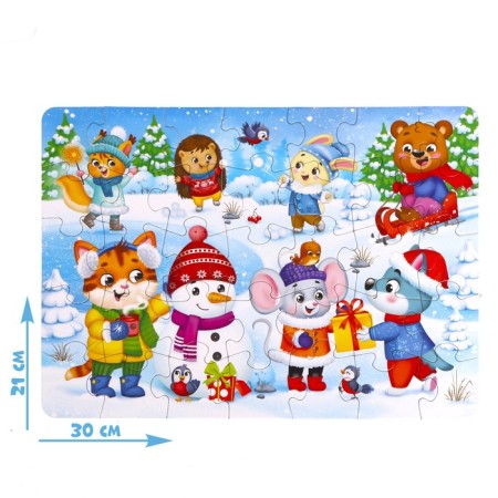 Puzzle "New Year's Entertainment", 35 details-1