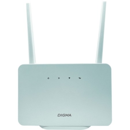 Internet center Digma Home (D4Ghmawh) N300 10/100Base-TX/4G (3G) CAT.4 White