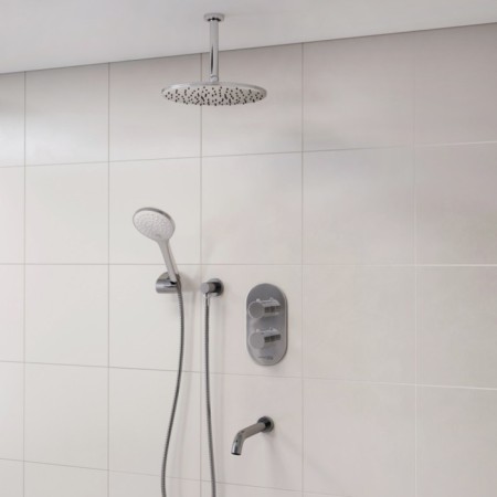 The shower system wasserkraft a174868 Thermo, built -in, thermostat, tropical shower, chrome 1012020