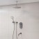 The shower system wasserkraft a174868 Thermo, built -in, thermostat, tropical shower, chrome 1012020