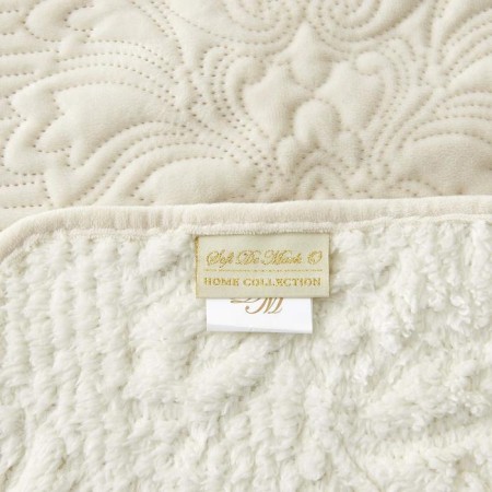 Vivaldi bedspread, size 160x220 cm, color milk-7