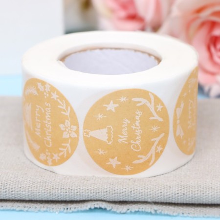 Craft stickers in the roll "NG", 500 pcs, 3.8 x 3.8 cm-1