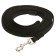 Kaponnoye zonik leash with latex thread, 5 m x 1.5 cm, black