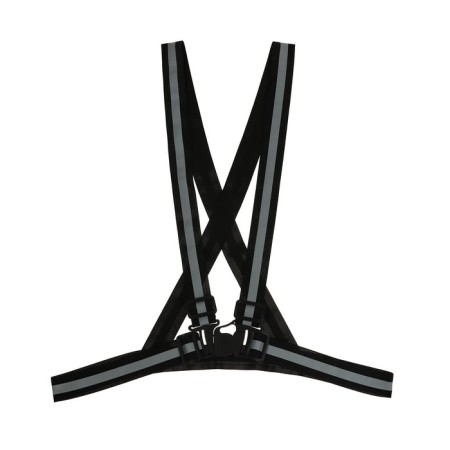 Signal vest, reflecting with adjustable size, black-1