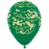 Latex balls 12 “Camouflage”, pastel, set of 50 pcs., Dark green color