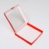 Self -assembly box with a red window, 21 x 21 x 3 cm