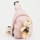 Baby bag with lightning, over the shoulder, pink color
