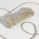 Cord twisted, d = 5 mm, 9 ± 1 m, pearl color