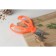 Scissors kitchen shares "Lovkach", 19 cm, orange color