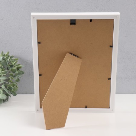 Photo frame Plastic "Gala" 21x30 cm, white (plastic screen)-3