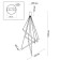 Suspended lamp IP20 LED 30W 3000k