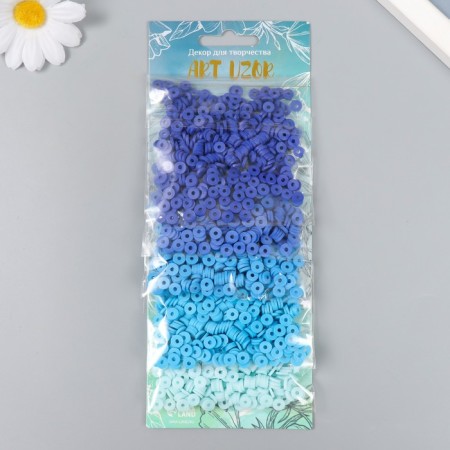 Beads for the creativity of PVC "Sea Wave" 5 colors x 10 g 0.6 cm