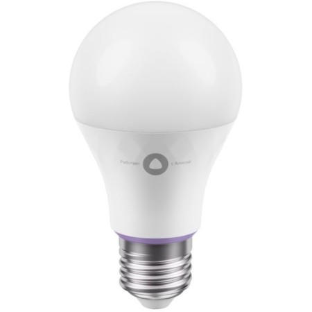 Smart Yandex lamp, works with Alice, LED, color, 8 W, 806 lm, E27, 220 B-1