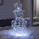 LED figure "Snowman" 48 × 89 × 22 cm, metal, 31 V, glow of white