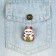 The dalisman icon is “for luck that does not shine”, 2.4 x 3.3 cm