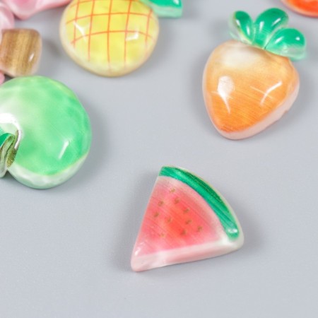 Decor for creativity Plastic "Fruit" mix 1.6x1.5 cm-1