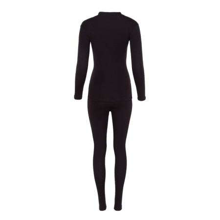 Women's thermal underwear (jumper, leggings), black/blue color, size 44-11