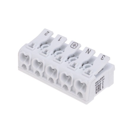 Domestic connective KSP 5-Polus with mounting legs (50 pcs./Union) Rexant