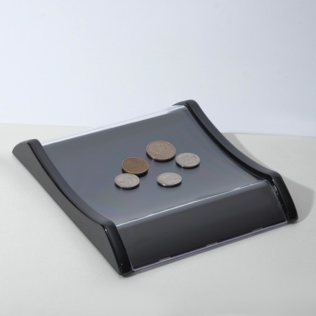 Monetnik is two -component, with a place for an advertising insert, 16.3 × 19.3 × 3, black color-1