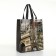 Household bag without fastening, brown color