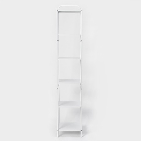 Six -haired floor rack 29 × 29 × 158.5 cm, white color-1
