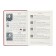 Dated 2025 diary, Escalada, A6+ 176 sheets, soft cover, artificial leather, pancake embossing, tinted block 70 g/m2, burgundy