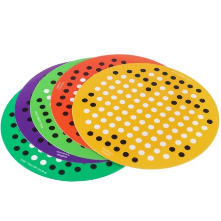 Tablet training “Magnetic drawing: Leo and Tig”, 120 holes, yellow color-3