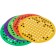 Tablet training “Magnetic drawing: Leo and Tig”, 120 holes, yellow color