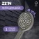 Shower watering can Zein Z3530, d = 105 mm, graphite