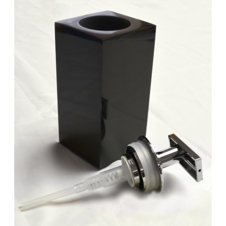 ROM liquid soap dispenser, black