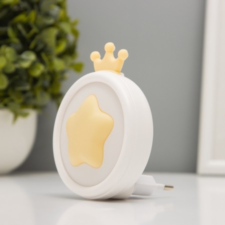 Nightlight "Royal Star" 1W LED light sensor 7x8x10cm-1