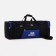 Road bag with lightning, 3 outer pockets, long belt, black/blue color