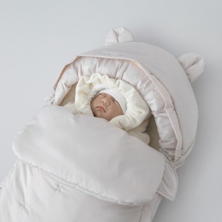 Set for discharge Winter Kinderlitto "New Orsetto", 5 items, height 56-62 cm, color milk-9