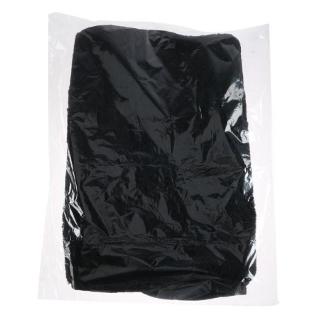 Front seat, artificial fur, size 55 x135 cm, black-2