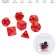 Cubes set for D&D (Dungeons and Dragons, DND), series: D&D, "Game time", 7 pcs