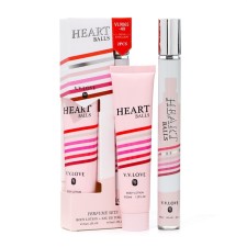 Perfume kit Female Heart Balls: Toilet water, 35ml + Body lotion, 35ml
