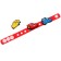 Silicone Bracelet with interchangeable jibitsami, 3 jibits included, cars