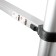 Lessonet-ladder Telescopic tundra, folding, aluminum, 1.6 x 1.6 m