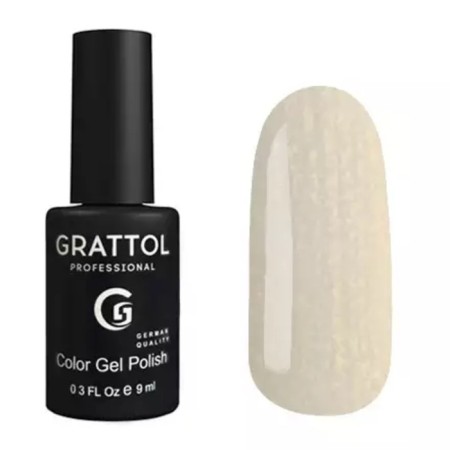 Grattol Color Gel Polish, No. 175 Smoky Gold, 9 ml