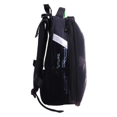 School backpack 38 x 30 x 16 cm, ergonomic back, stavia "drone"-3