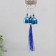 Wind music metal, plastic from the evil eye "Eagle" 2 bells 33x5x2.8 cm