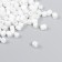 Cube glass 4x4 mm "Snow White" set 20 grams
