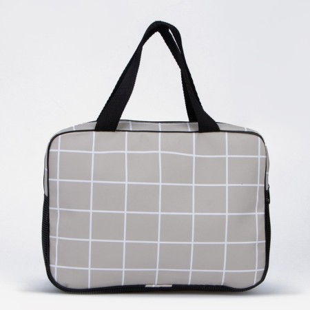 Lightning cosmetic bag, gray color-1