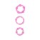 Toyfa rings set, PVC, pink color